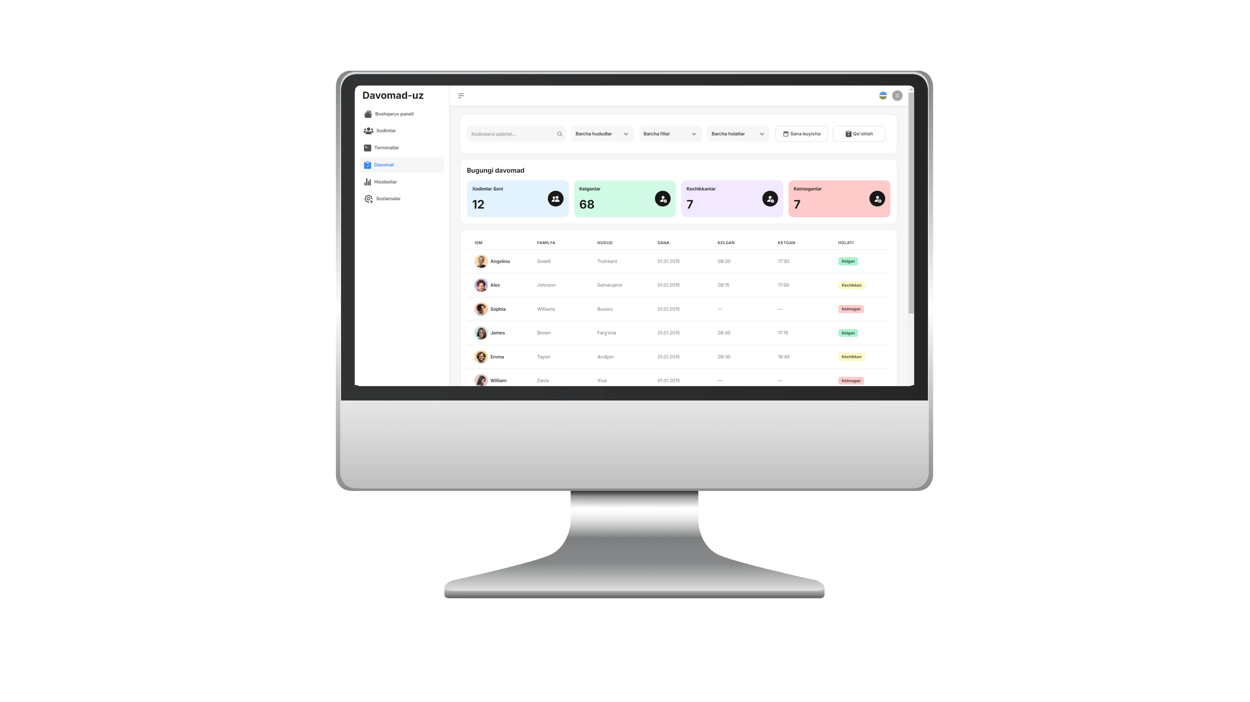 Система учета посещаемости